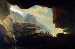 The Crystal Cave, 1778 von Caspar Wolf | Leinwand Kunstdruck