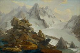 Glacier Lauteraar | Caspar Wolf | Painting Reproduction