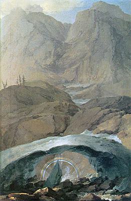 Caspar Wolf | Snow Bridge and Rainbow in Gadmental, 1778 | Giclée Paper Art Print