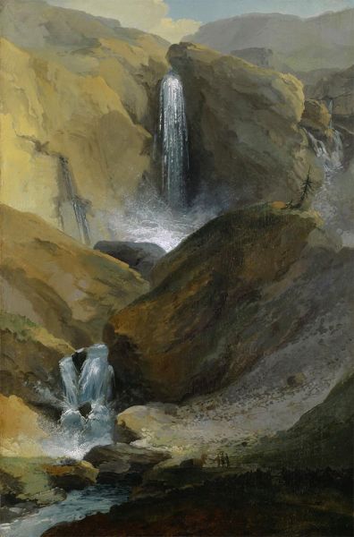 Caspar Wolf | The Gelten Fall in the Lauenen Valley in Summer, 1777 | Giclée Canvas Print