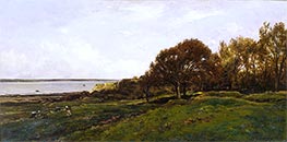 Seaside of Villerville | Charles-Francois Daubigny | Painting Reproduction