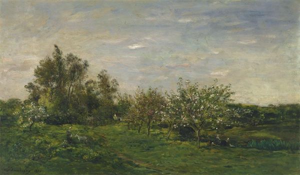 Springtime, 1876 | Charles-Francois Daubigny | Giclée Canvas Print