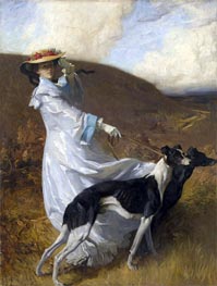 Diana of the Uplands, c.1903/04 von Charles Wellington Furse | Leinwand Kunstdruck