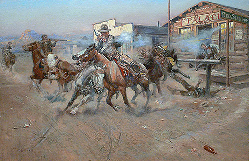 Rauch eines .45, 1908 | Charles Marion Russell