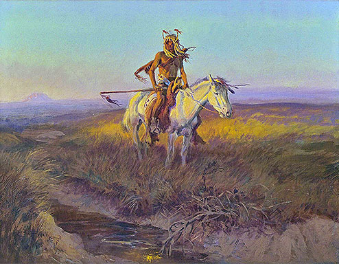 Charles Marion Russell | The Scout, 1915 | Giclée Canvas Print