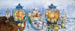 Hassam | Long Island Pebbles and Fruit | Giclée Canvas Print
