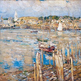 Gloucester, 1899 by Hassam | Canvas Print