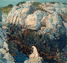 The Lady of the Gorge, 1912 von Hassam | Leinwand Kunstdruck
