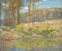 Spring, Navesink Highlands, 1908 by Hassam | Canvas Print