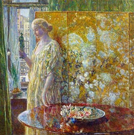 Tanagra (The Builders, New York), 1918 by Hassam | Canvas Print