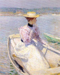 Hassam | The White Dory, Gloucester | Giclée Canvas Print