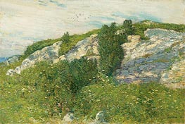 Ledges and Bay, Appledore | Hassam | Painting Reproduction