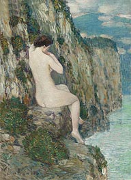 Nude: Isle of Shoals, 1906 by Hassam | Canvas Print