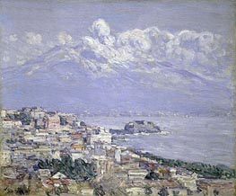 Vesuvius, 1897 von Hassam | Leinwand Kunstdruck