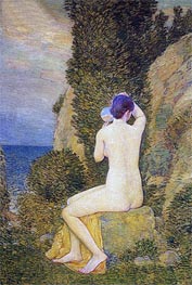Aphrodite, Appledore, 1908 von Hassam | Leinwand Kunstdruck