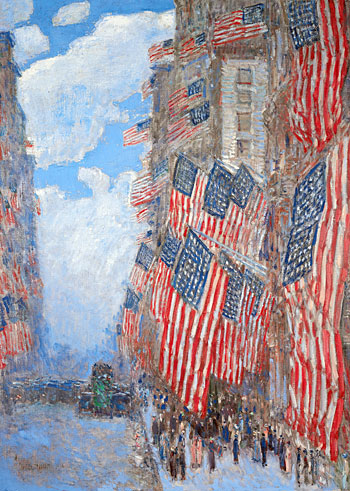 The Fourth of July, 1916, 1916 | Hassam
