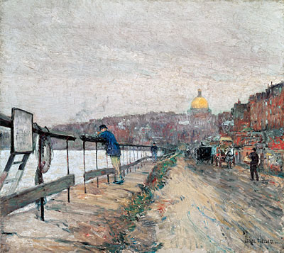 Charles River and Beacon Hill, 1892 | Hassam
