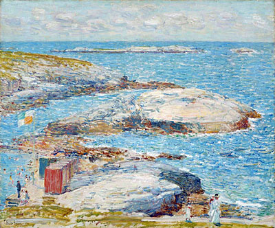 Badebecken, Appledore, 1907 | Hassam