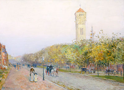 Commonwealth Avenue, Boston, c.1892 | Hassam | Giclée Canvas Print