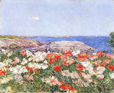 Poppies on the Isles of Shoals, 1890 | Hassam | Giclée Canvas Print