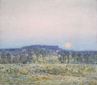 September Moonrise, 1900 | Hassam | Giclée Canvas Print