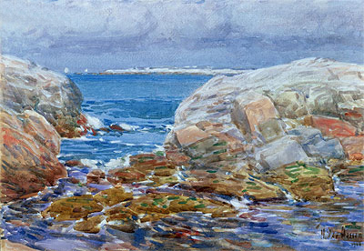 Duck Island, Isles of Shoals, 1906 | Hassam | Giclée Papier-Kunstdruck