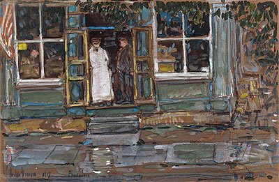 Grocery Store, Phoenecia, 1917 | Hassam