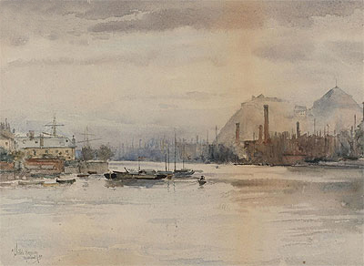 Dumbarton Rock, 1883 | Hassam