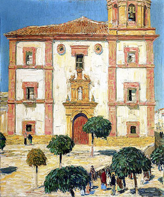 Hassam | Cathedral at Ronda, 1910 | Giclée Canvas Print