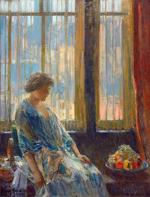 Hassam | The New York Window, 1912 | Giclée Canvas Print