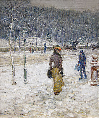 New York Street, 1902 | Hassam
