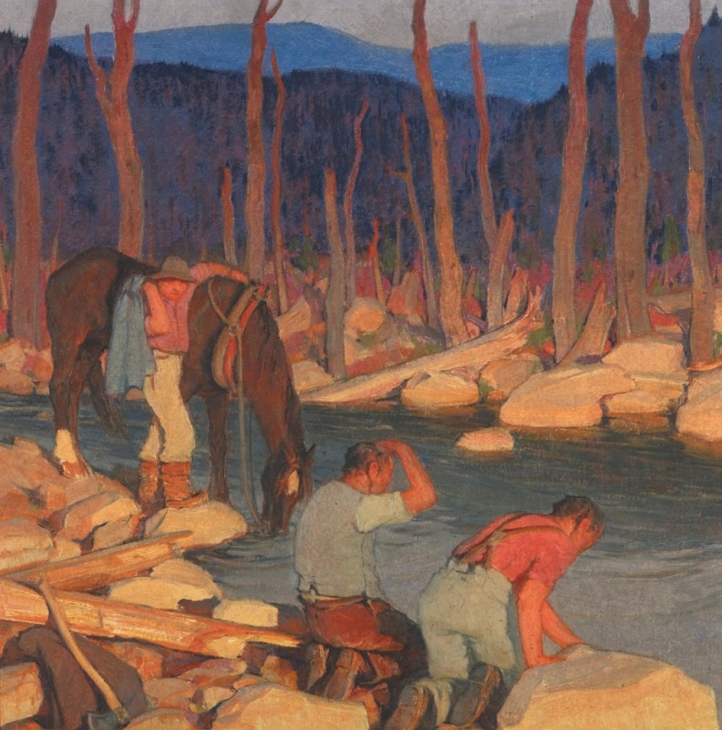 Day's End, c.1928/33 | Clarence Gagnon | Giclée Canvas Print