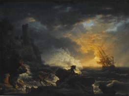 Shipwreck, 1750 by Claude-Joseph Vernet | Canvas Print