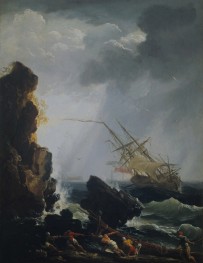 Shipwreck, c.1740/60 by Claude-Joseph Vernet | Canvas Print