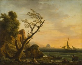 Sunrise, 1746 by Claude-Joseph Vernet | Canvas Print