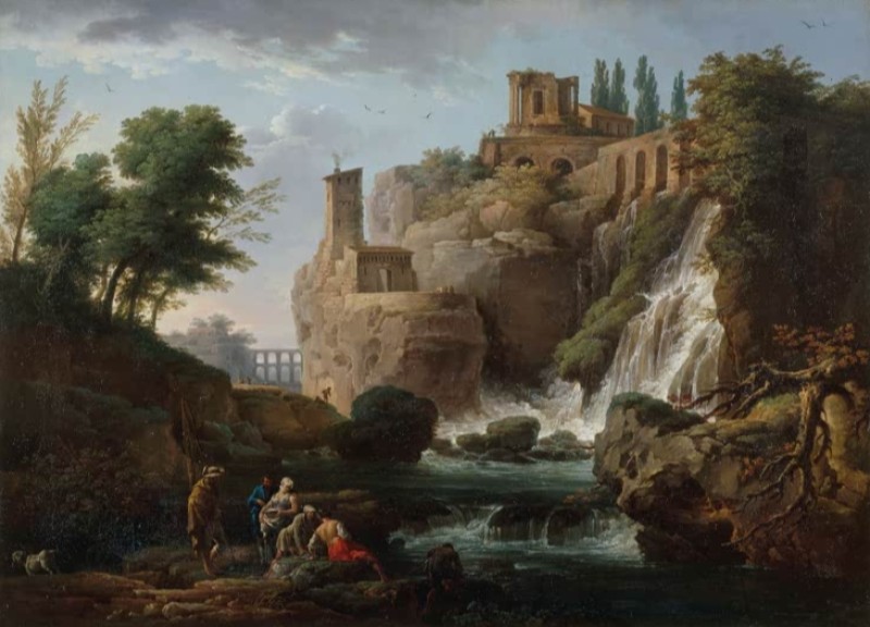 The Tivoli Waterfalls, c.1740/48 | Claude-Joseph Vernet | Giclée Canvas Print