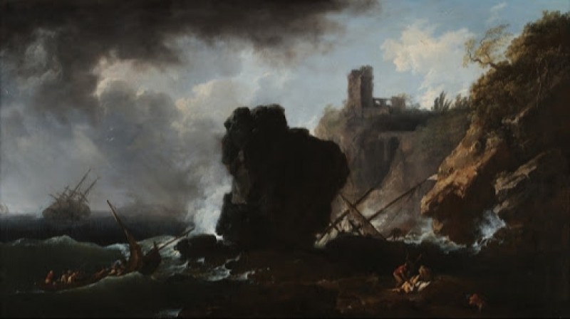 Shipwreck, 18th century | Claude-Joseph Vernet | Giclée Canvas Print