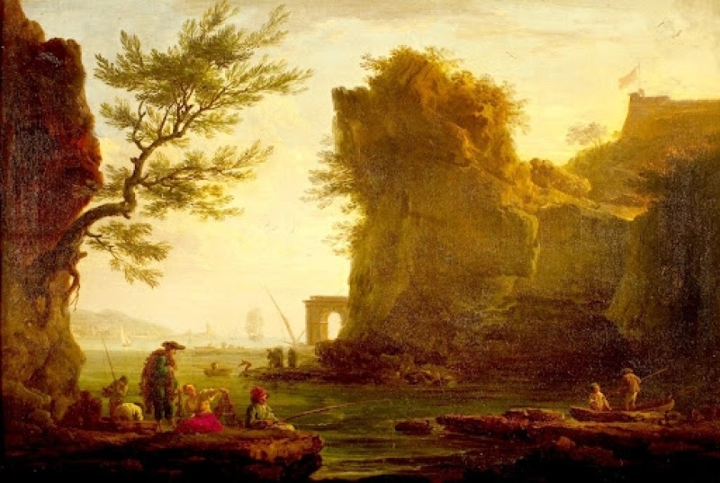 Seelandschaft, n.d. | Claude-Joseph Vernet | Giclée Leinwand-Kunstdruck