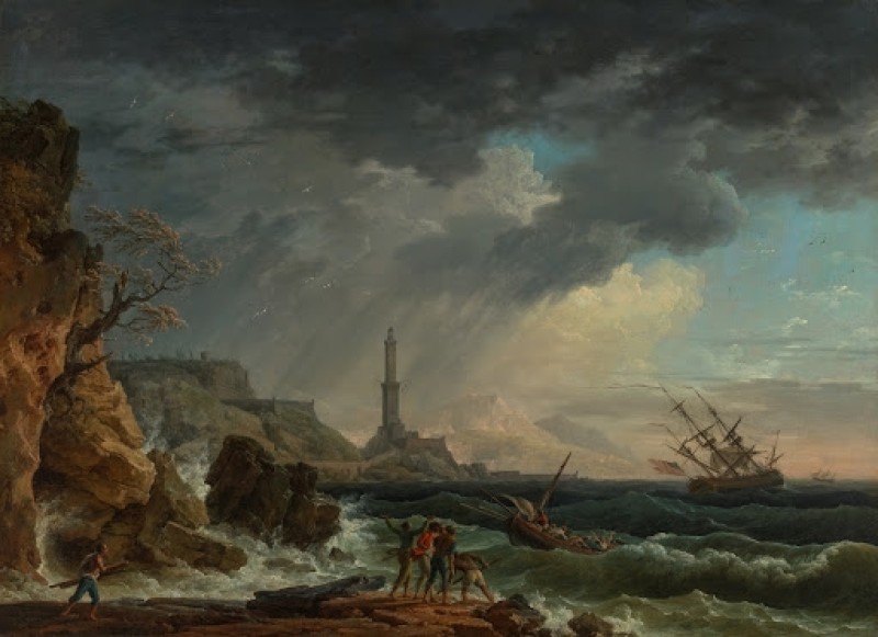 Der Sturm, 1752 | Claude-Joseph Vernet | Giclée Leinwand-Kunstdruck