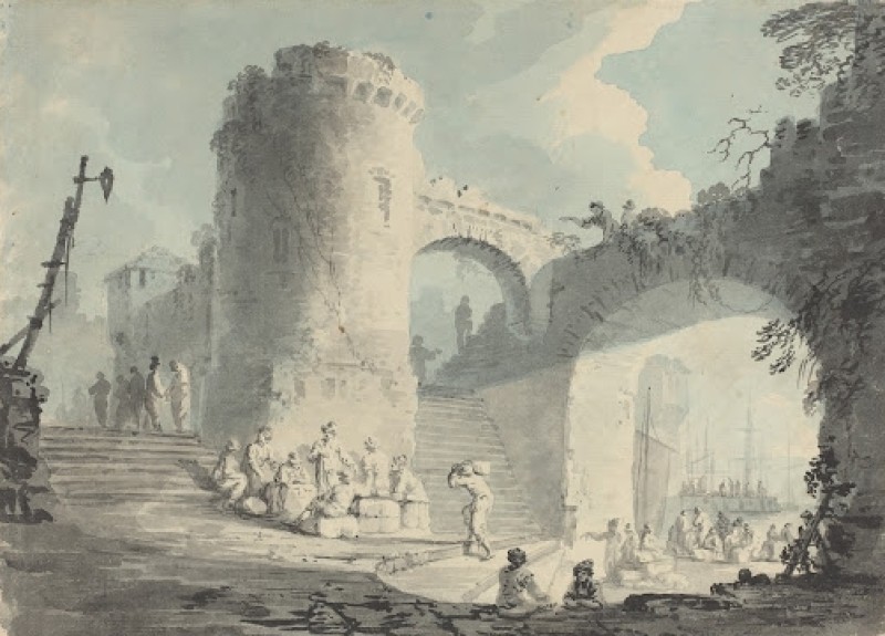 Port Scene, 1714/1789 | Claude-Joseph Vernet | Giclée Paper Art Print