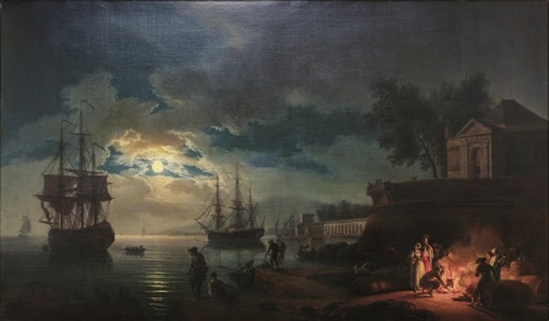 Mediterranean Port, 1771 | Claude-Joseph Vernet | Giclée Canvas Print