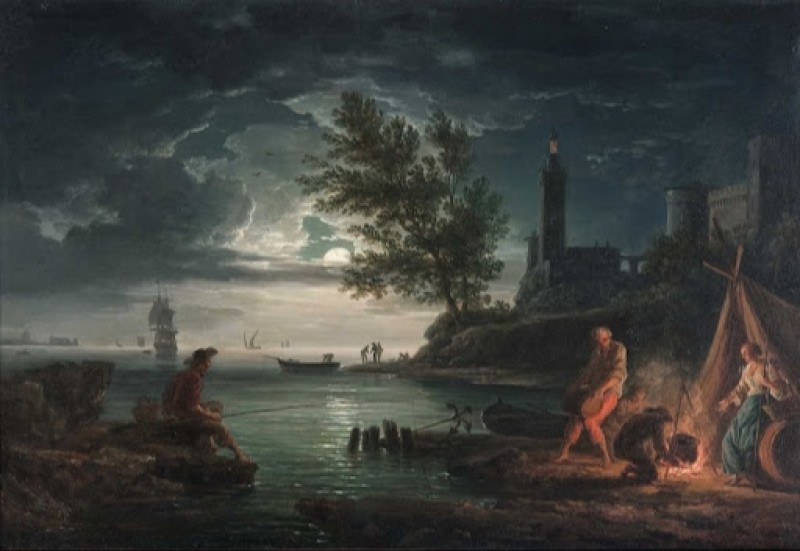 The Four Times of Day: Night, 1757 | Claude-Joseph Vernet | Giclée Canvas Print