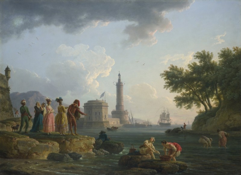 A Sea-Shore, 1776 | Claude-Joseph Vernet | Giclée Canvas Print