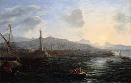 The Port of Genoa, c.1627/29 von Claude Lorrain | Leinwand Kunstdruck