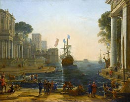 Ulysses Returns Chryseis to Her Father | Claude Lorrain | Painting Reproduction