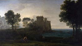 The Enchanted Castle | Claude Lorrain | Gemälde Reproduktion