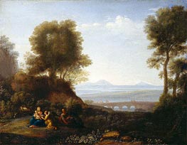 Rest on the Flight into Egypt, a.1676 by Claude Lorrain | Canvas Print