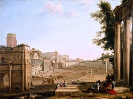 The Campo Vaccino, Rome | Claude Lorrain | Painting Reproduction
