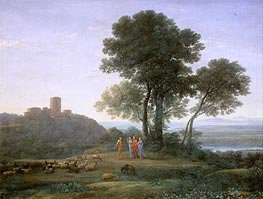 Claude Lorrain | Jacob with Laban and his Daughters, 1676 | Giclée Canvas Print