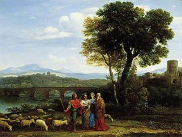 Claude Lorrain | Landscape with Jacob and Laban and His Daughters, 1659 | Giclée Canvas Print